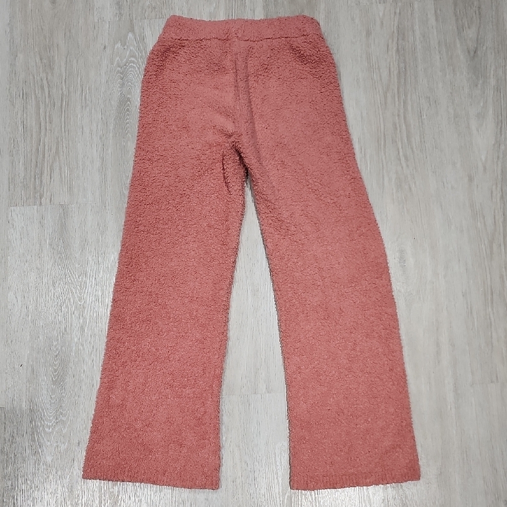 aerie Plush Rose Fleece Wide-Leg Joggers - Picture 6 of 6